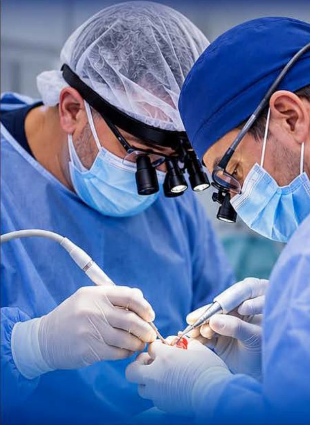 Chirurgiens-dentistes en intervention